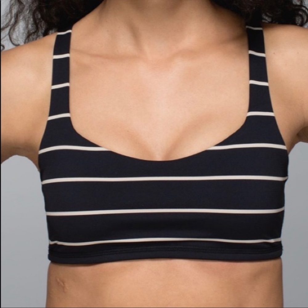 Lululemon Free To Be Bra - Cayman Stripe